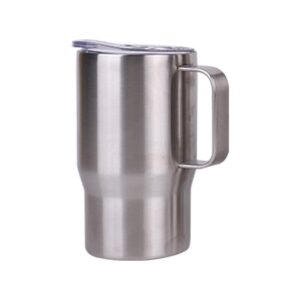 14oz stainless steel coffee mug with insulated double wall design